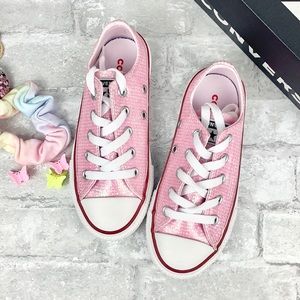 Converse | Girls Pink Glitter Low-top All Star